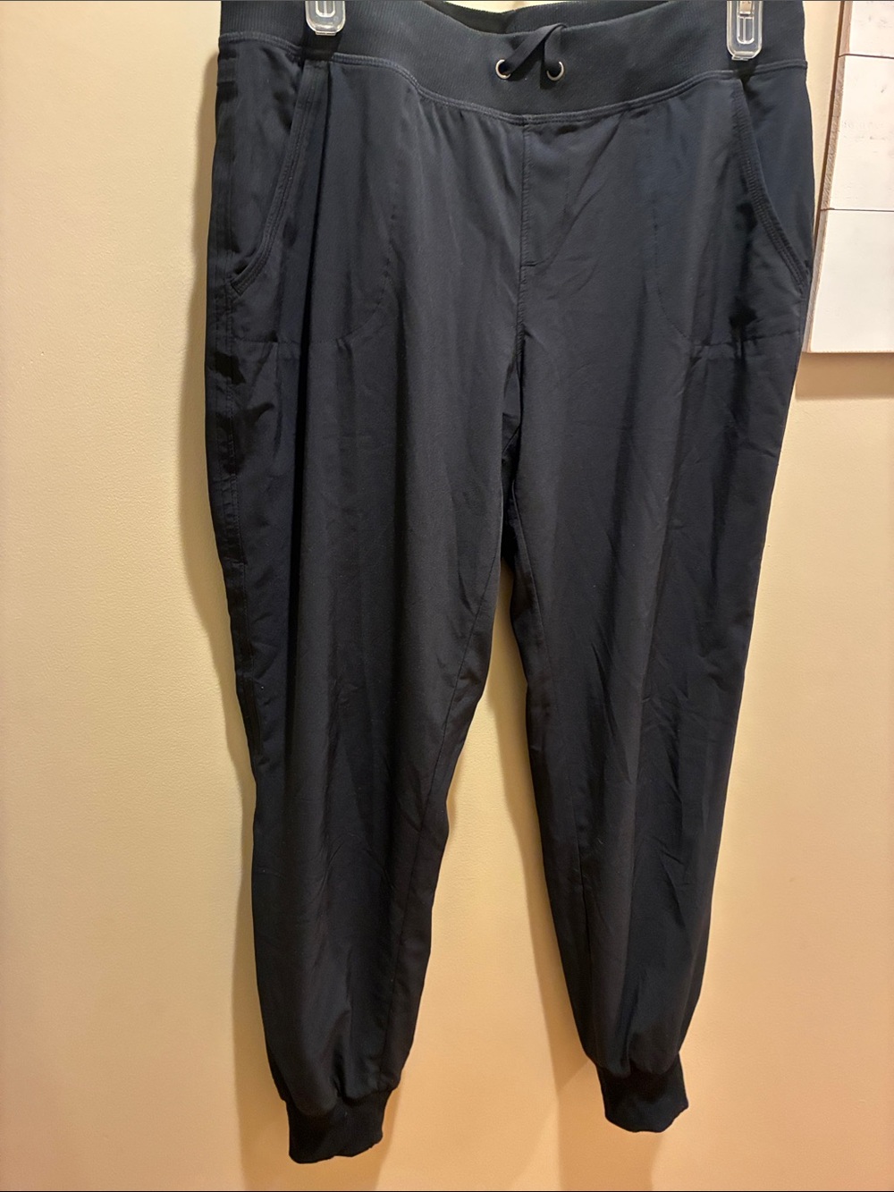Athleta Black Women's Jogger Sweatpants with Drawstring Waist